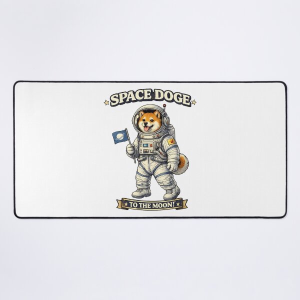 Item preview, Space Shiba Astronaut – Cute Dog in Space designed and sold by amarvilks.