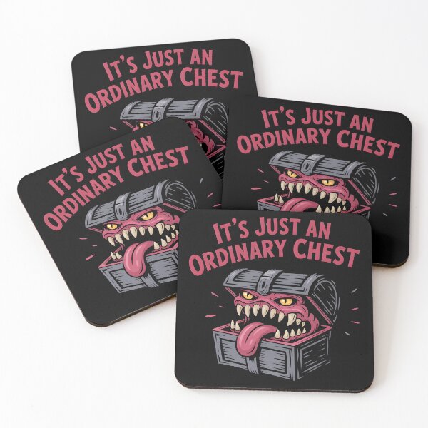 Item preview, Copy of Mimic Chest funny DnD Monster designed and sold by Boardgameo.