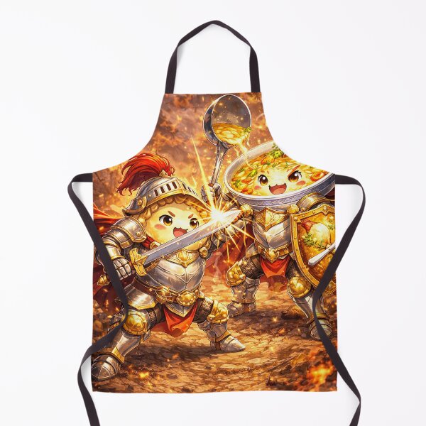 Item preview, Epic Food Knights Battle – Funny Fantasy Action Illustration designed and sold by Dominik1994.