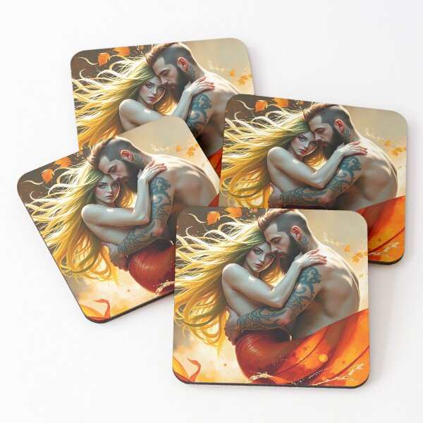 Item preview, Romantic Embrace in Autumn designed and sold by cuprum.