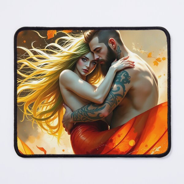 Item preview, Romantic Embrace in Autumn designed and sold by cuprum.