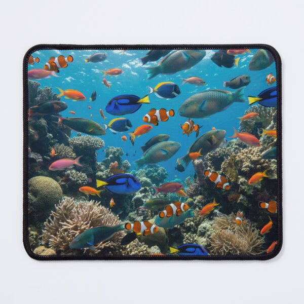 Item preview, Hyper Realistic Tropical Coral Reef designed and sold by Nice Vibes Prints.