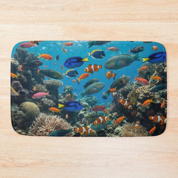 Item preview, Hyper Realistic Tropical Coral Reef  designed and sold by Nice Vibes Prints.