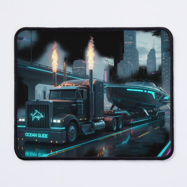 Item preview, Cyberpunk Ocean Glide Luxury Yacht Transport designed and sold by BounoWorld.