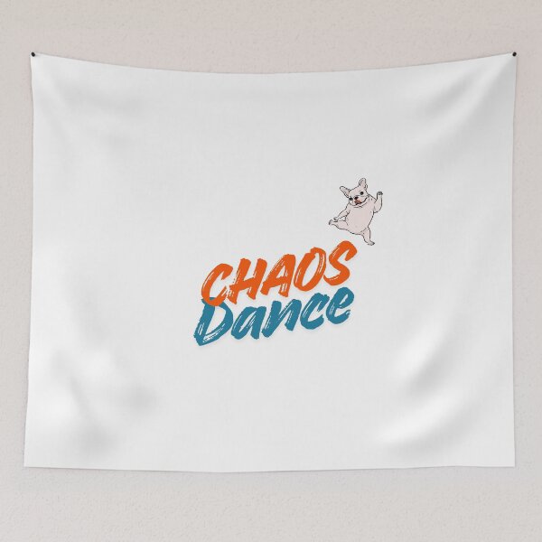 Item preview, Chaos Dance French Bulldog – Funny Dancing Dog Meme Shirt designed and sold by HubCreates.