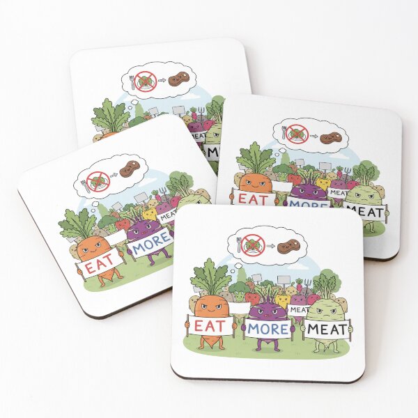 Item preview,  Funny Vegetable Protest Illustration designed and sold by Fun-and-joy.