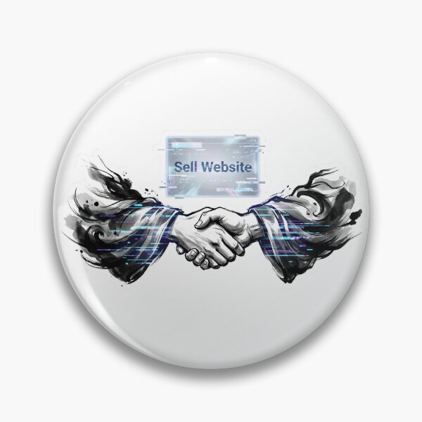 Item preview, Sell Website Digital Glitch Ink Handshake designed and sold by xMErCUrY03x.
