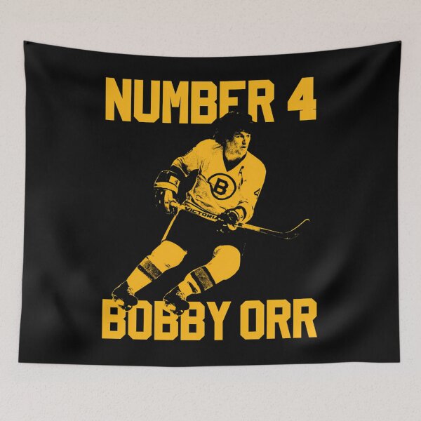 Item preview,  Bobby Orr Number 4 - The Yellow Stencil designed and sold by TheRoadsideArts.