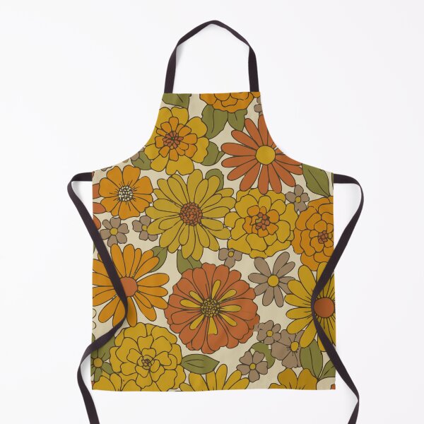 Item preview, Retro 70s Floral Sunshine - Vintage Boho Flower Power Pattern designed and sold by Far Out Goods.
