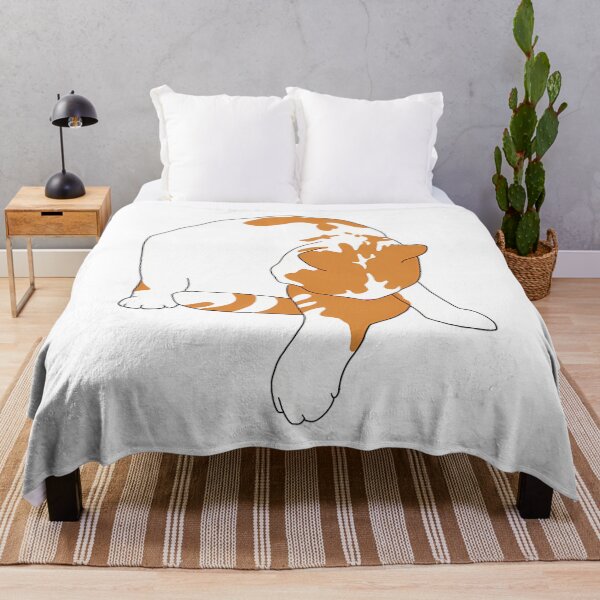 Item preview, Funny Fat Ginger Cat Grooming Yoga Pose designed and sold by CATTYHOLA.