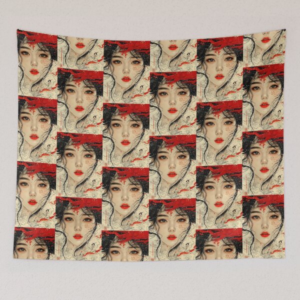 Item preview, Artistic Woman Portrait – Silent Emotion designed and sold by Taans-Creation.