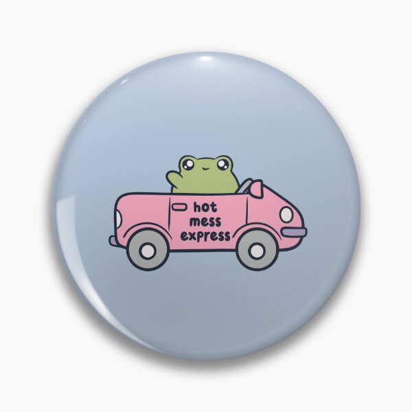 Item preview, hot mess express frog in car designed and sold by kaybowzie.
