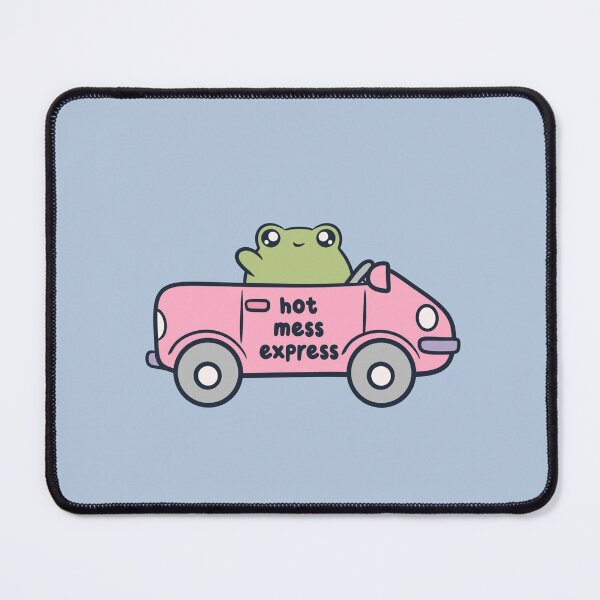 Item preview, hot mess express frog in car designed and sold by kaybowzie.
