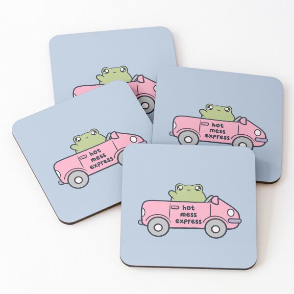 Item preview, hot mess express frog in car designed and sold by kaybowzie.