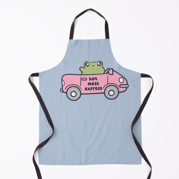 Item preview, hot mess express frog in car designed and sold by kaybowzie.