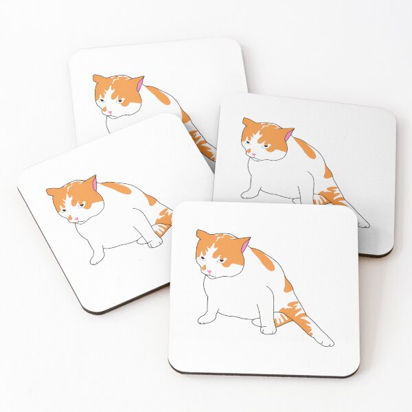 Item preview, Grumpy Judgmental Orange Tabby Cat Starlings designed and sold by CATTYHOLA.