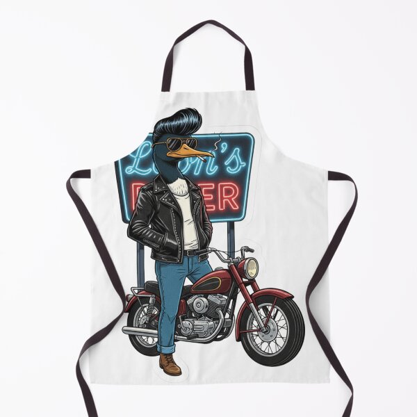 Item preview, Retro Biker Loon Bird - Vintage Motorcycle Rider Sticker Art designed and sold by Fatomfatom.