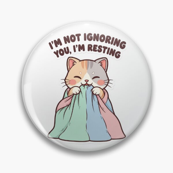 Item preview, I’m Not Ignoring You, I’m Resting - Cute Cat designed and sold by artaipix.