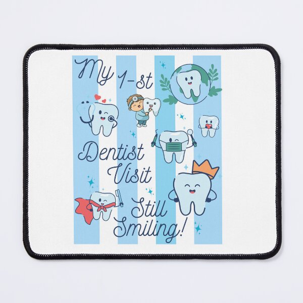 Item preview, My First Dentist Visit — Still Smiling! Cute Dental Humor for Kids designed and sold by furcen.