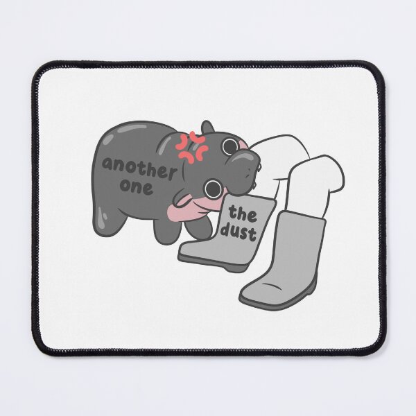 Item preview, Bites the dust pygmy hippo biting human designed and sold by kaybowzie.