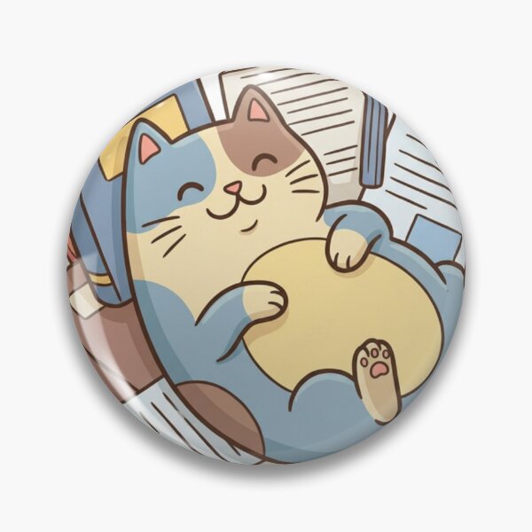 Item preview, The 'OOPS!' Study Chaos Cat - Spilled Coffee & Academic Chaos Illustration designed and sold by HappySproutArt.