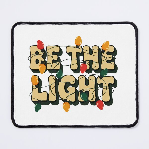 Item preview, Be The Light Inspirational Christmas String Lights Quote designed and sold by StellasRealm.