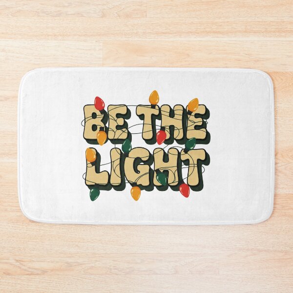 Item preview, Be The Light Inspirational Christmas String Lights Quote designed and sold by StellasRealm.