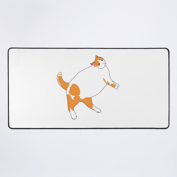 Item preview, Relaxed Fat Cat Nap Time Stretching Art designed and sold by CATTYHOLA.