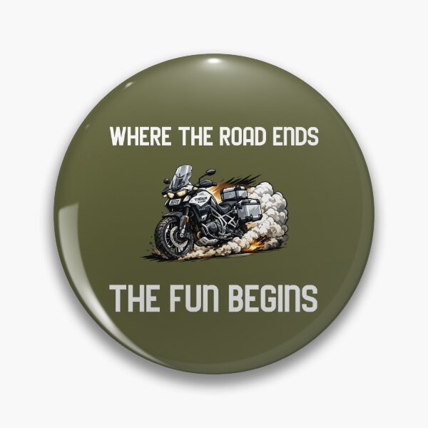 Item preview, the fun begins on a tiger 1200 designed and sold by vibrant1502.