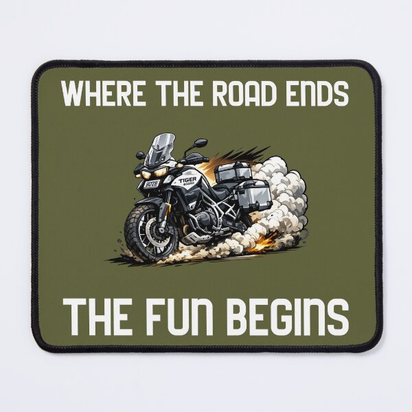 Item preview, the fun begins on a tiger 1200 designed and sold by vibrant1502.