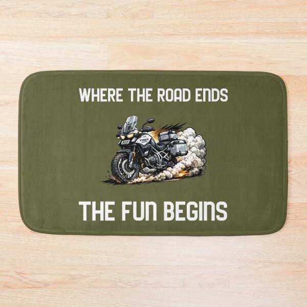 Item preview, the fun begins on a tiger 1200 designed and sold by vibrant1502.