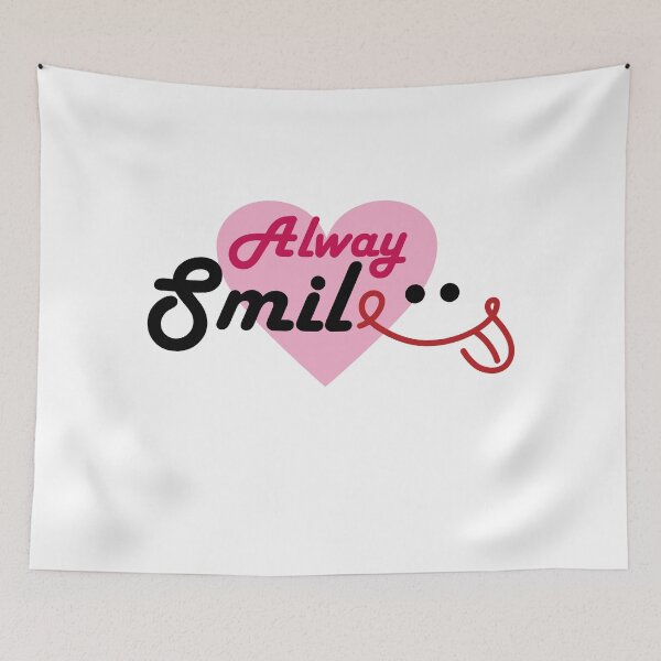 Item preview, [Alway Smile] cute heartwarming design designed and sold by LOVEARTDESIGN.