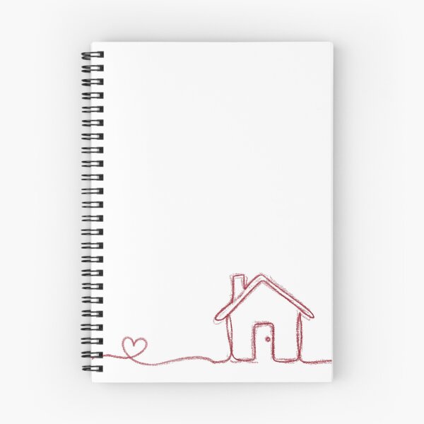 Aperçu de l'œuvre REFUGE 2 : dessin au crayon d'un cœur et d'une maison [GoodNewsIndia_AZ] Campagne R.E.D. Inde créée et vendue par Goodbrain_Arts.