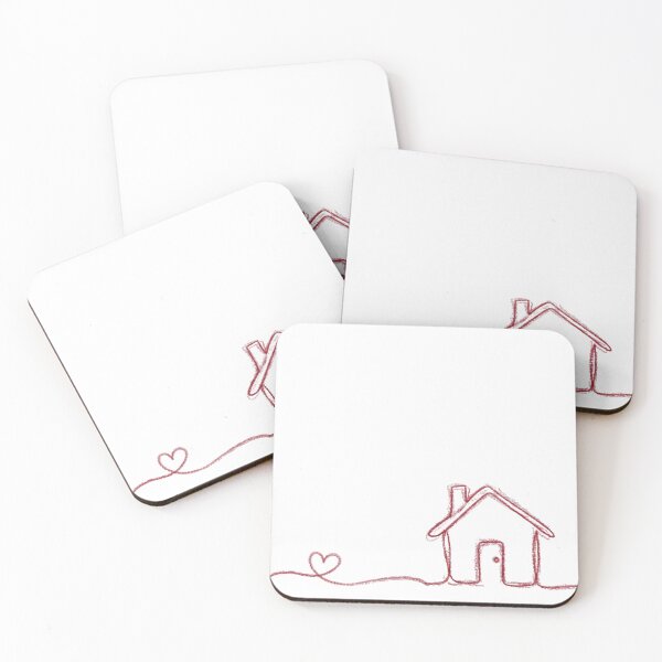 Item preview, REFUGE 2 heart and house crayon drawing [GoodNewsIndia_AZ] R.E.D. India Campaign designed and sold by Goodbrain_Arts.
