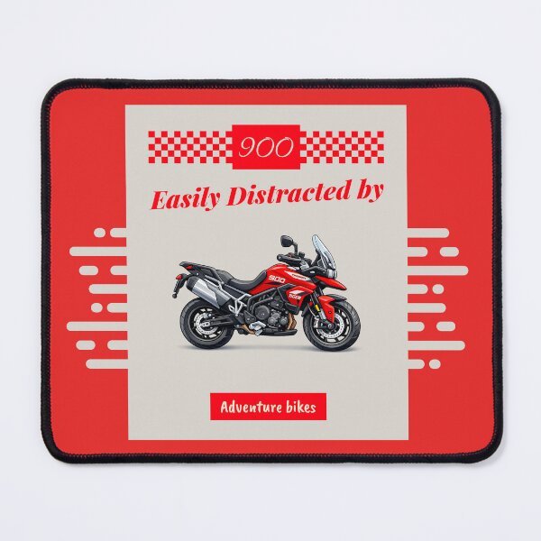 Item preview, easily distracted by adventure bikes designed and sold by vibrant1502.