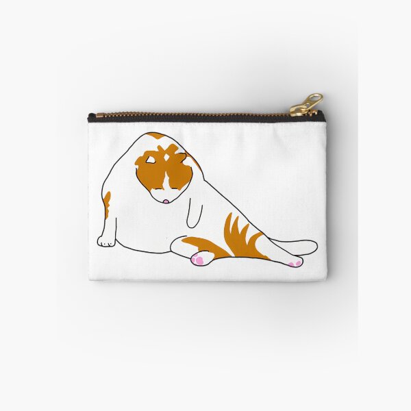 Item preview, Cute Orange Cat Licking Leg Awkward Pose designed and sold by CATTYHOLA.