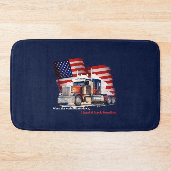 Item preview, When the World Breaks Down, I Haul It Back Together – Trucker T-Shirt designed and sold by vibrant1502.