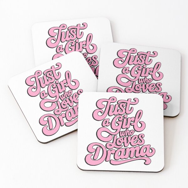 Item preview, Just A Girl Who Loves Drama! Pink Girlie designed and sold by PMCreative.