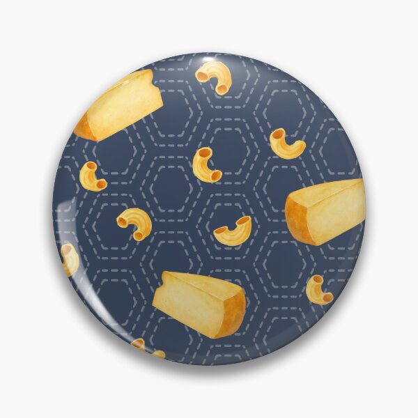 Item preview, Mac & Cheese - Navy Blue designed and sold by redwoodandvine.