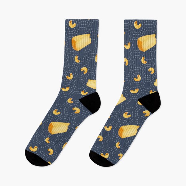 Item preview, Mac & Cheese - Navy Blue designed and sold by redwoodandvine.