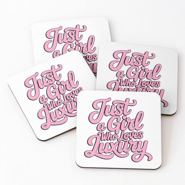 Item preview, Just A Girl Who Loves Luxury! Pink Girlie designed and sold by PMCreative.