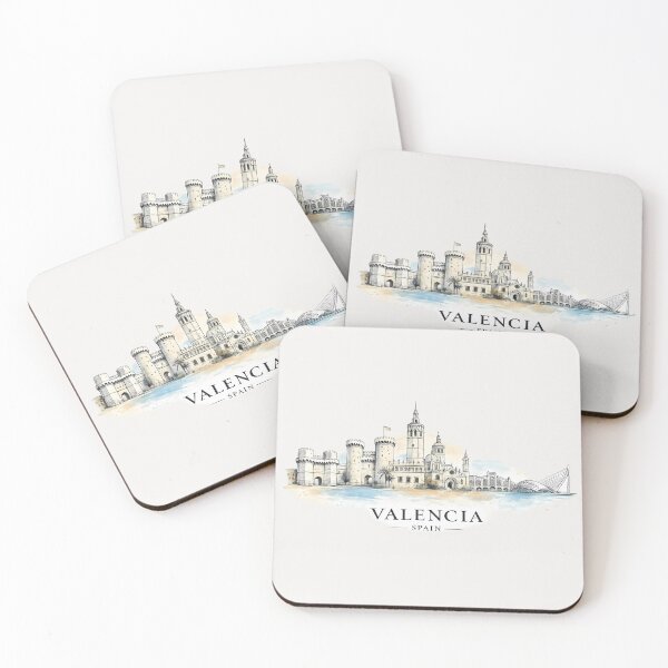 Item preview, Valencia Skyline – EJ Cities designed and sold by EJWorlds.
