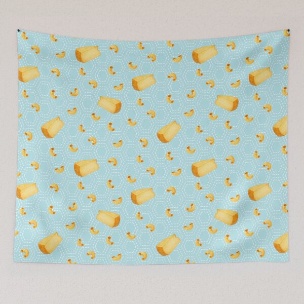 Item preview, Mac & Cheese - Aqua designed and sold by redwoodandvine.