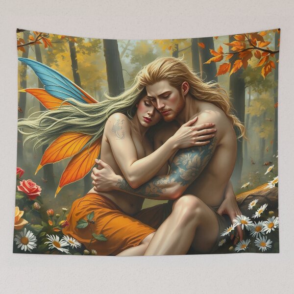 Item preview, Embrace in Enchanted Forest designed and sold by cuprum.