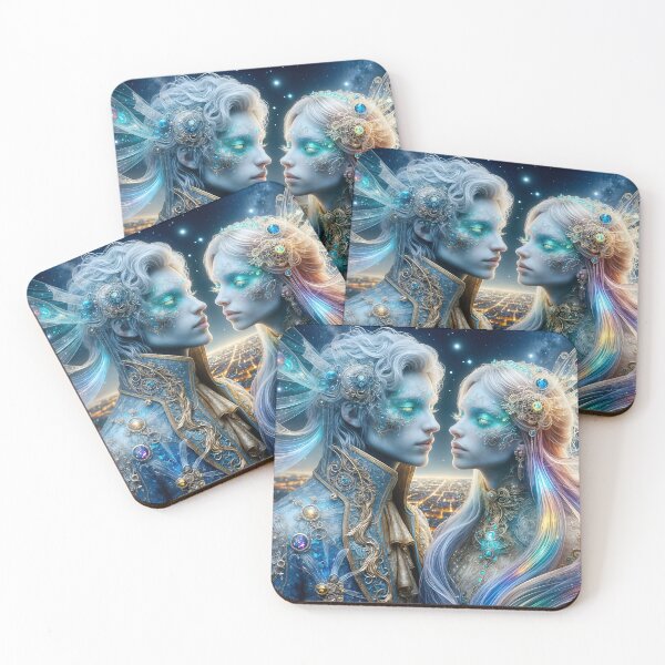 Item preview, The captivating aura of the heavenly lovers designed and sold by KunstGeist.