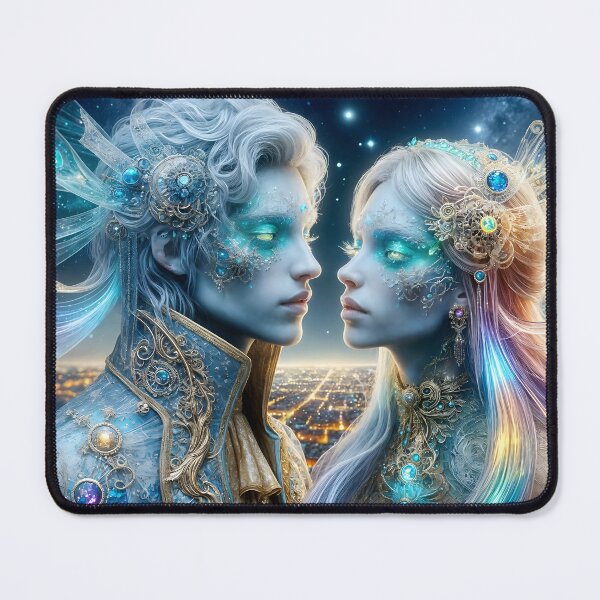 Item preview, The captivating aura of the heavenly lovers designed and sold by KunstGeist.