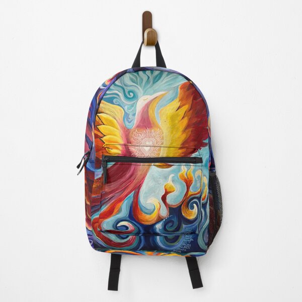 Item preview, Phoenix Mural of Healing HeARTs Studio By Artist Donna Lindeen Harrington designed and sold by LabyrinthsbyDLH.