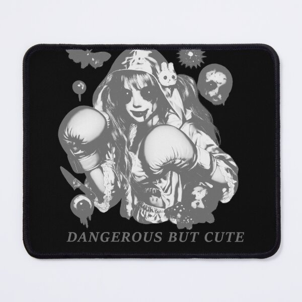 Item preview, Dangerous But Cute Gray designed and sold by AntiFormApparel.
