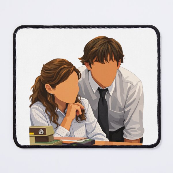 Item preview, Jim Halpert and Pam Beesley designed and sold by spidercolapinto.