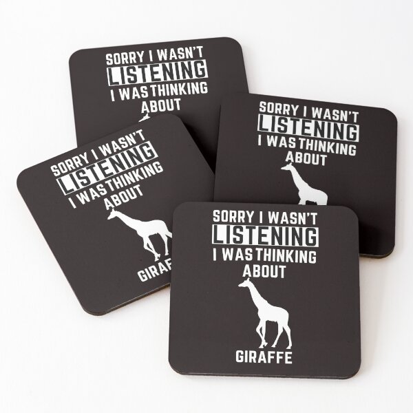 Item preview, Sorry I Wasn't Listening I Was Thinking About Giraffe designed and sold by WeirdlyRare.